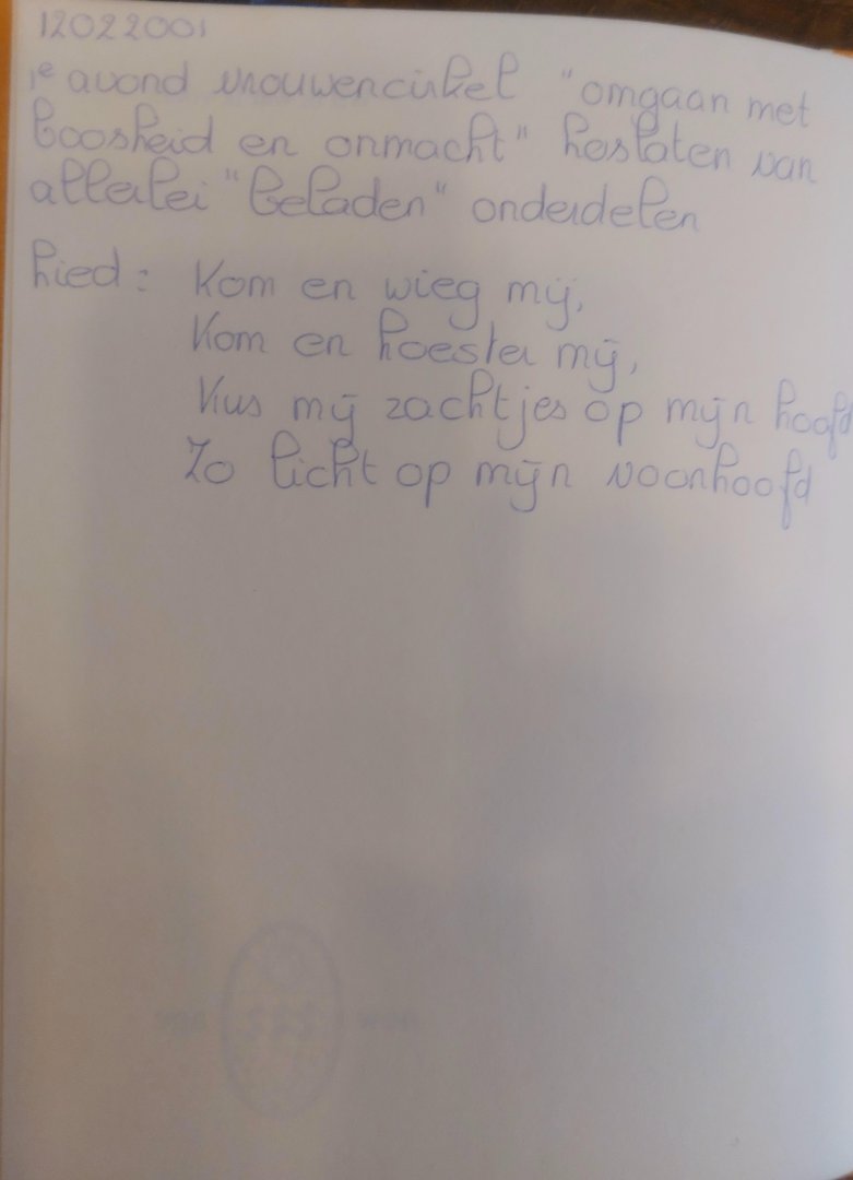 Wil ik wat ik voel? / druk 1