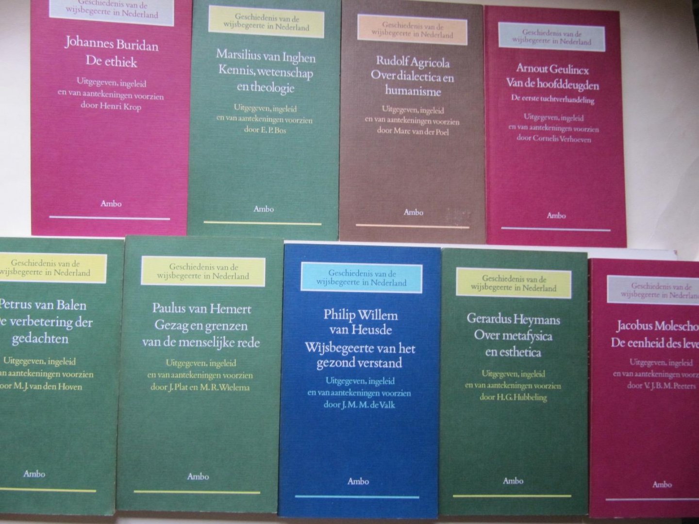 Diverse - Geschiedenis van de wijsbegeerte in Nederland [9 ex.]