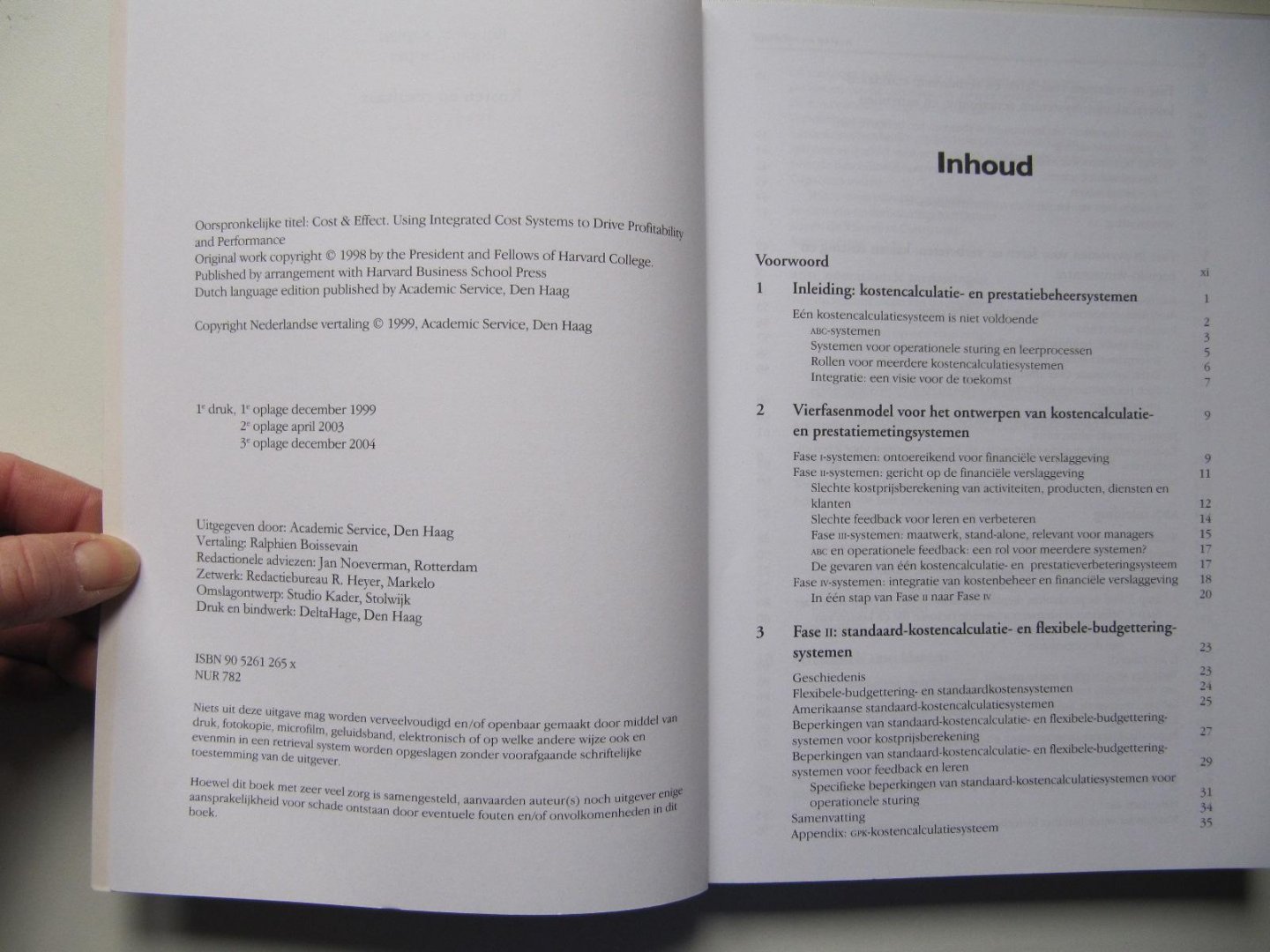 Kaplan, R.S., Cooper, R. - Kosten en resultaat