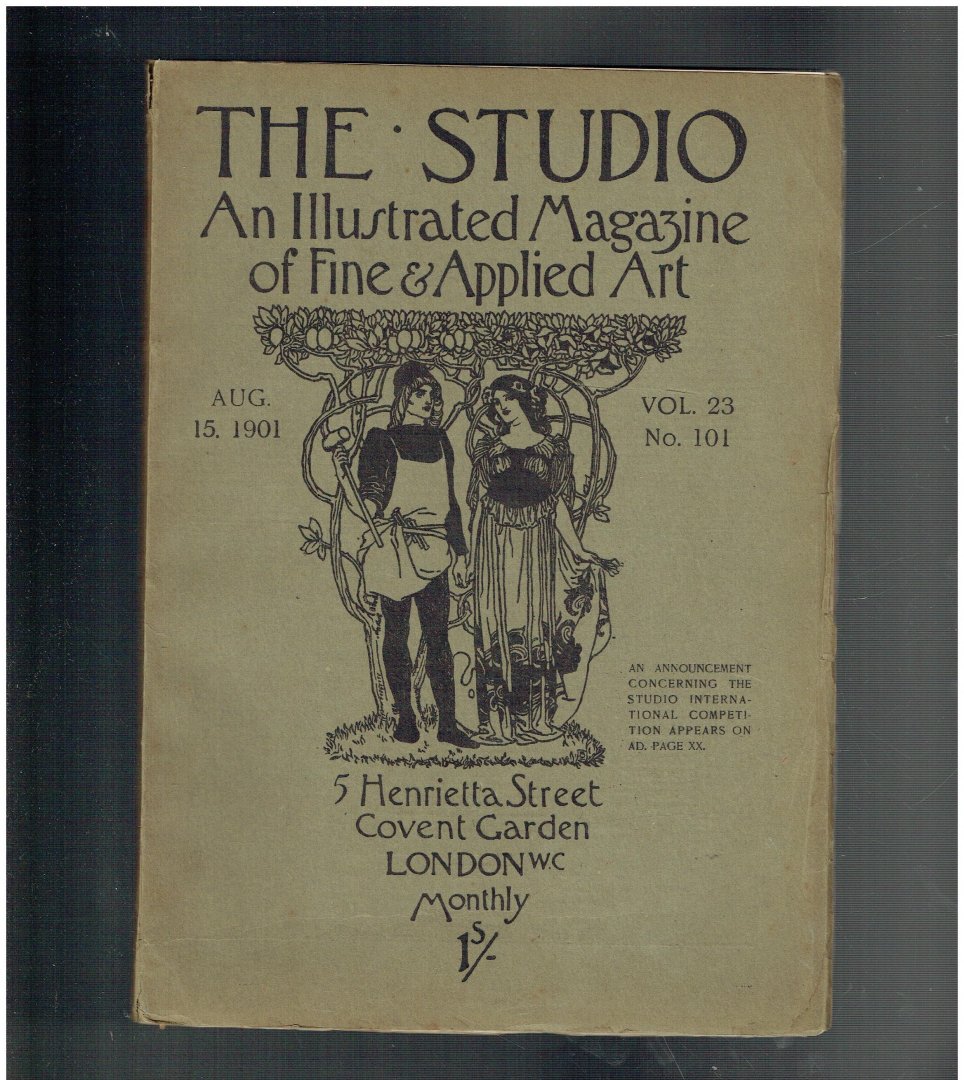  - The Studio vol. 23 no 101, aug. 15. 1901 (an illustrated magazine of fine & applied art