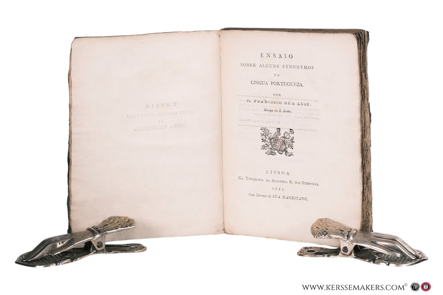 Luiz, Francisco de S. - Ensaio sobre Alguns Synonymos da Lingua Portugueza.