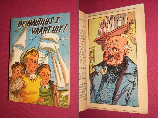 C. Veerhof en Wim Bijmoer (illustraties) - De Nautilus I vaart uit! Een spannend platenboek