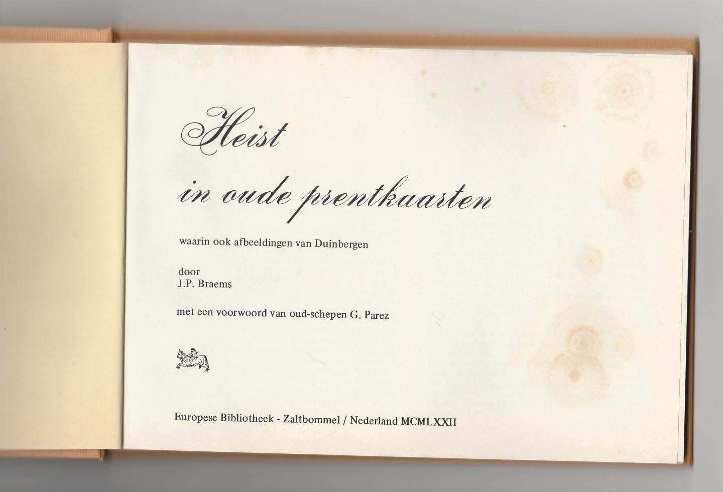 Braems, J.P. - Heist in oude prentkaarten, waarin ook afbeeldingen van Duinbergen
