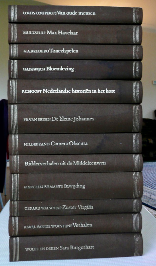 Fens, K., Lissens, R.F., Sotemann, A.L. - Bibliotheek der Nederlandse Letteren. Twaalf delen