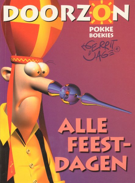 Jager, Gerrit de - Doorzon Pokkeboekies 01, Alle Feestdagen, 95 pag. paperback, gave staat