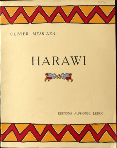 Messiaen, Olivier: - Harawi. Chant d`amour et de mort pour chant et piano