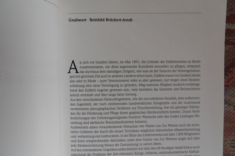 Neureiter, Manfred (Redaktion). - Einhundert Jahre 1891 - 1991. - Deutsche Exlibris Gesellschaft. - [ Beperkte oplage van 700 ex. ].