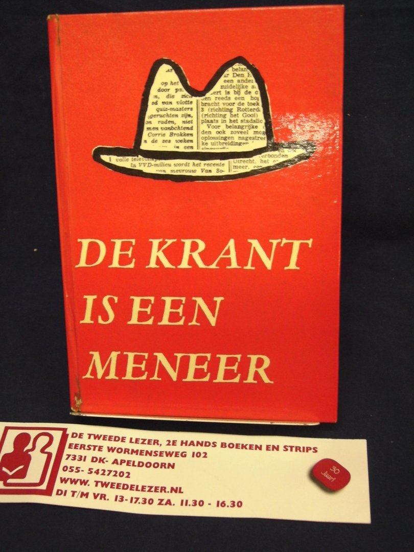 Simons, Wim J. - De krant is een meneer