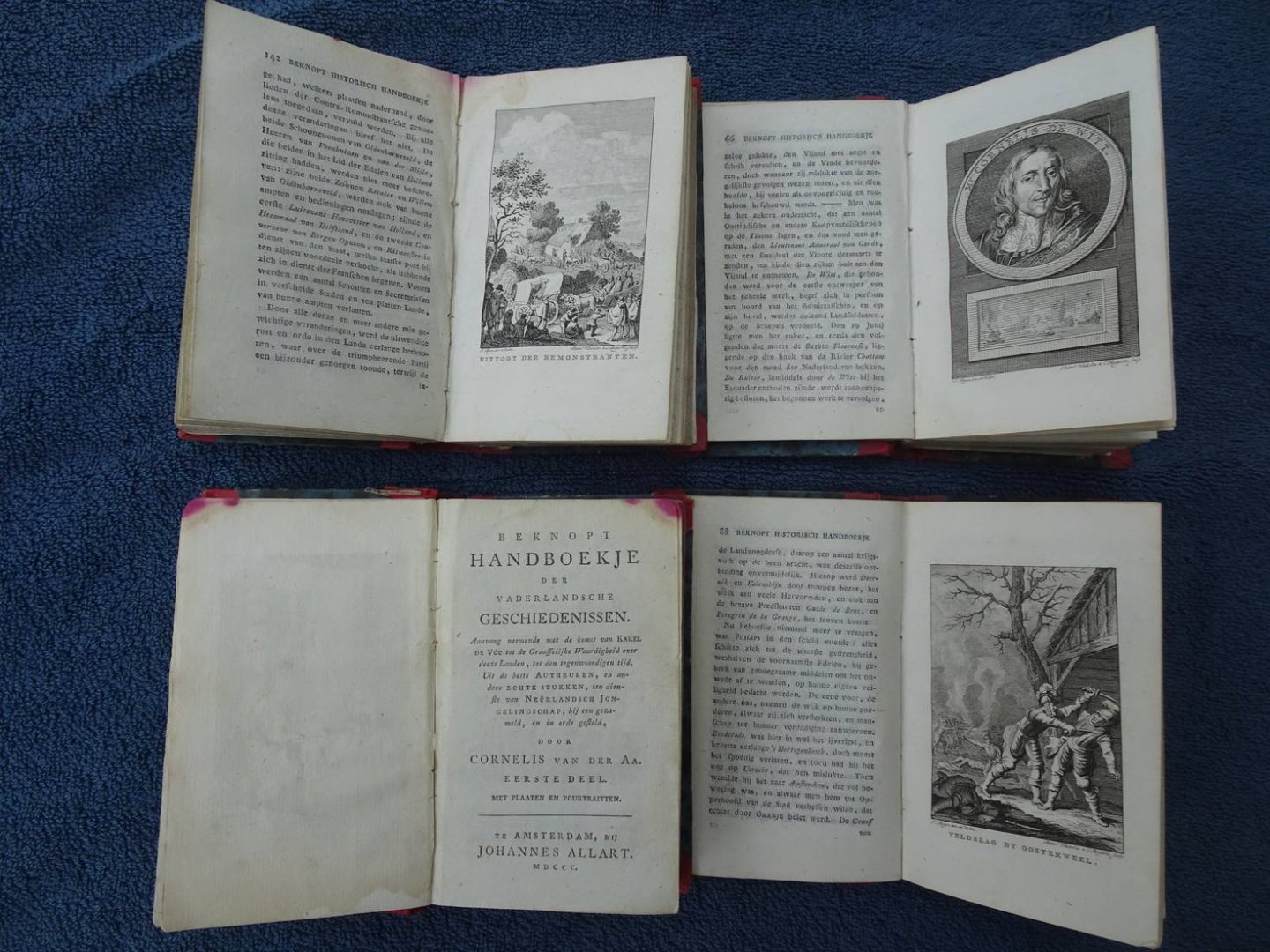 Aa, Cornelis van der. - Beknopt handboekje der vaderlandsche geschiedenissen. Aanvang neemende met de komst van Karel de Vde tot de Graaffelijke Waardigheid over deeze landen, tot den tegenwoordigen tijd. Uit de beste autheuren, en andere echte stukken, ten dienste v...
