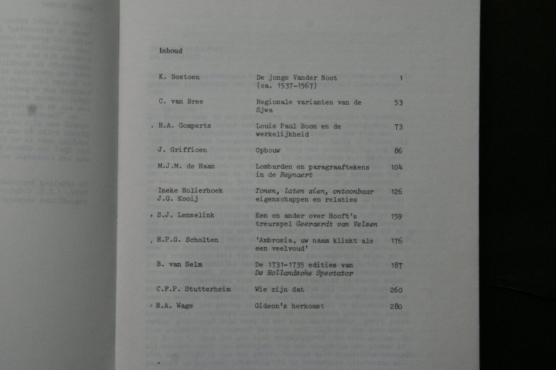 Bostoen, K.; Bree, C. van; Gomperts, H.A. ; Griffioen, J. - Studies voor Zaalberg