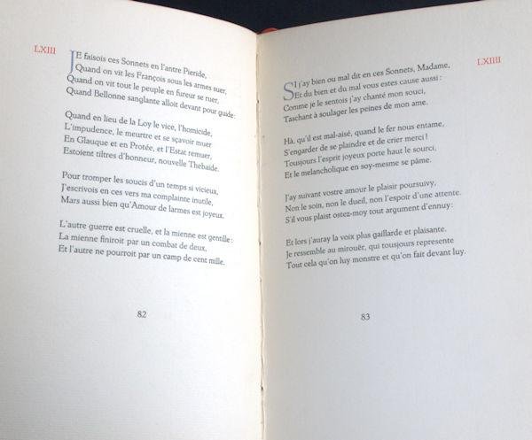 Ronsard, Pierre de. - Les sonnets pour Helene.