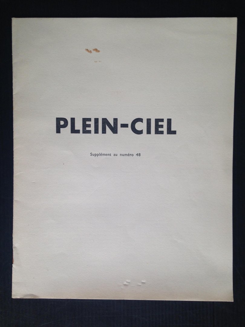  - Supplement 48 bij Journal Plein Ciel, Revue Bimestrielle d?Aviation