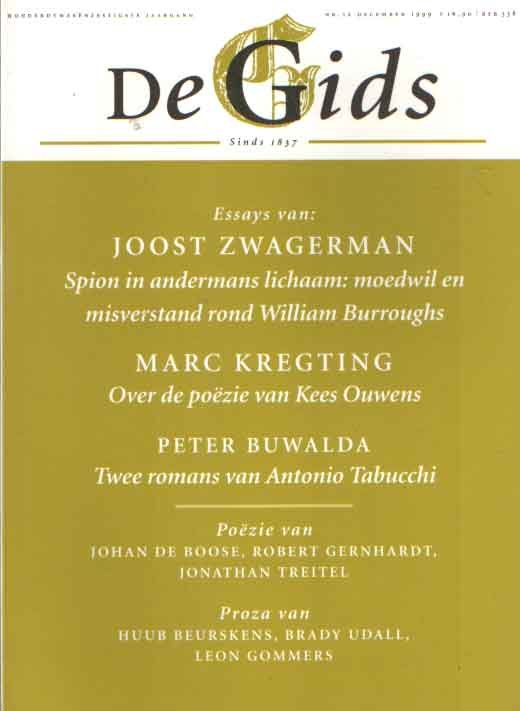 Asscher, Maarten e.a. (redactie). - De Gids. Algemeen Cultureel Maandblad. Honderdtweeënzestigste jaargang, 1999 no. 12