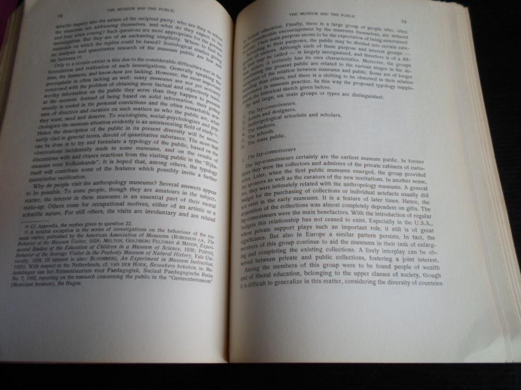 Frese, H.H. - Anthropology and the public, The role of museums, Proefschrift