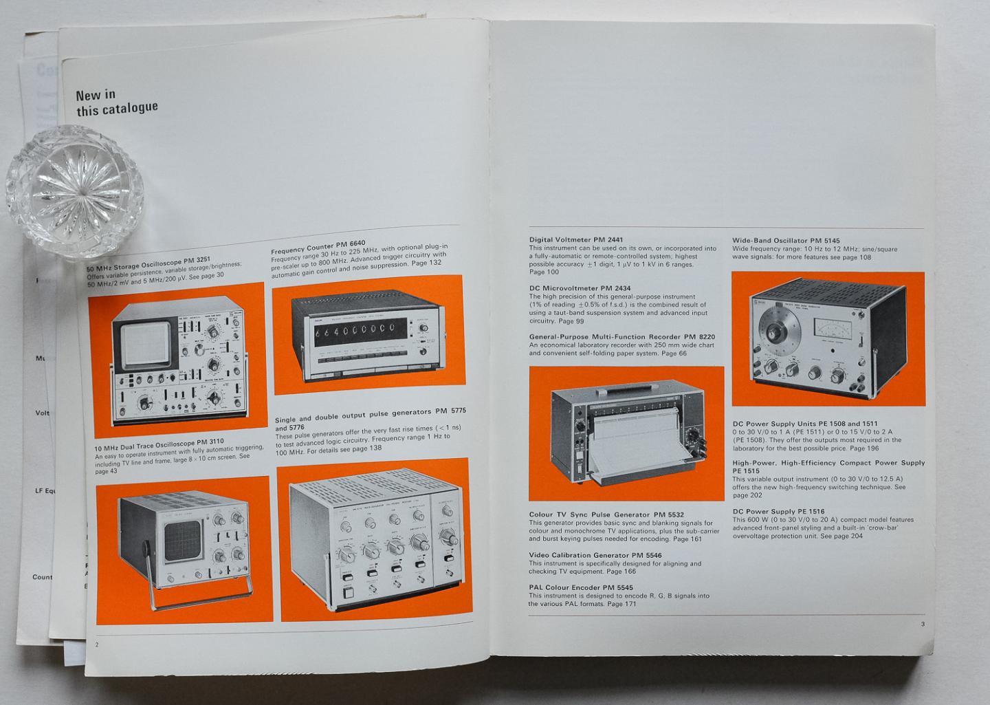 Philips Gloeilampenfabrieken Nederland n.v., Eindhoven - Test and measuring instruments - catalog 1972