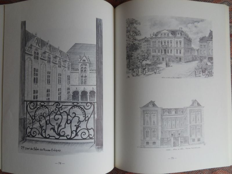 Poumon, Émile (tekst); Depelsenaire, Marcel (125 tekeningen). - Liège au passé prestigieux.