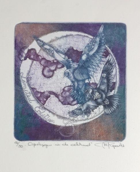 Peeters-Riga, Marie-Jeanne. - Opstijgen in de ochtend.