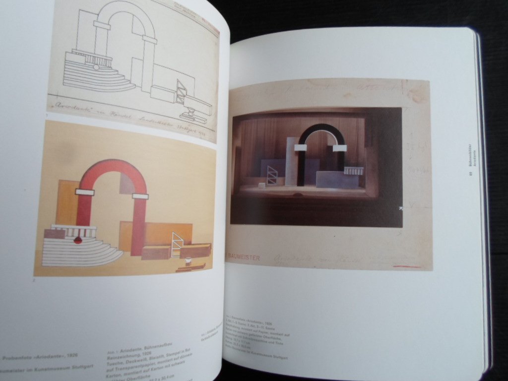 Catalogus bij tentoonstelling Kunstmuseum Stuttgart - Im Rampenlicht, Baumeister als Bühnenbildner