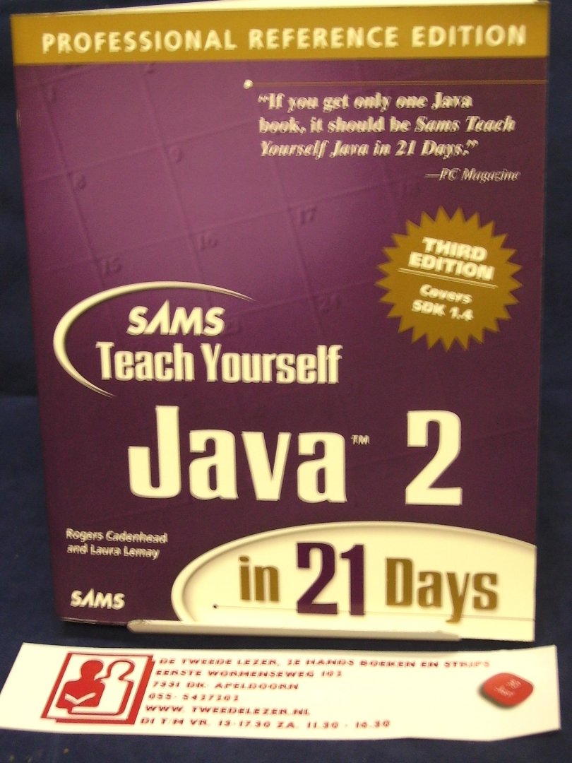 Cadenhead, Rogers - Teach yourself Java 2 in 21 days