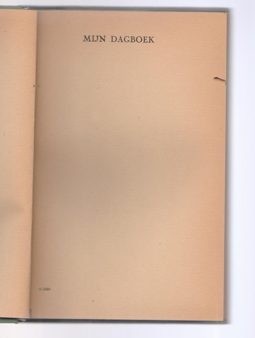 Meer de Walcheren, Pieter van der - Mijn Dagboek 1907 - 1911
