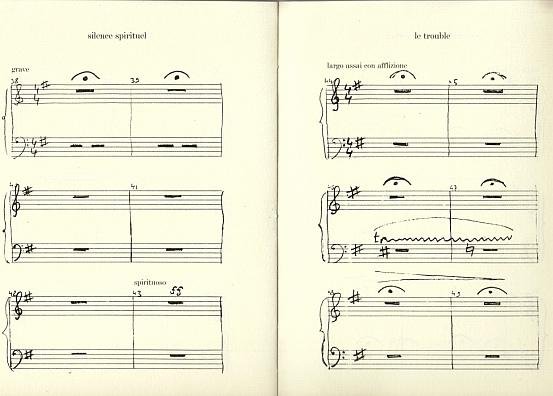 JADOT, Alain - Die englische Schweigeminute - petite messe basse en 73 mesures > in memoriam <.