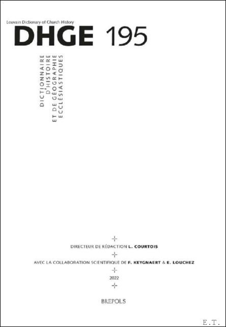  - Dictionnaire d'Histoire et de G ographie Eccl siastiques - Fascicule 195