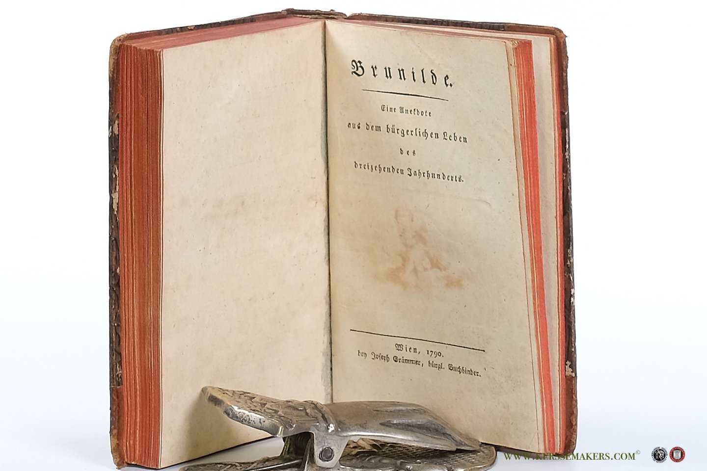 [ Apell, David August von ]. - Cassel und die umliegende Gegend : eine Skizze für Reisende. Mit sechs Vignetten. [ bound with ]: Brunilde. Eine Anekdote aus dem bürgerlichen Leben des dreizehenden Jahrhunderts.