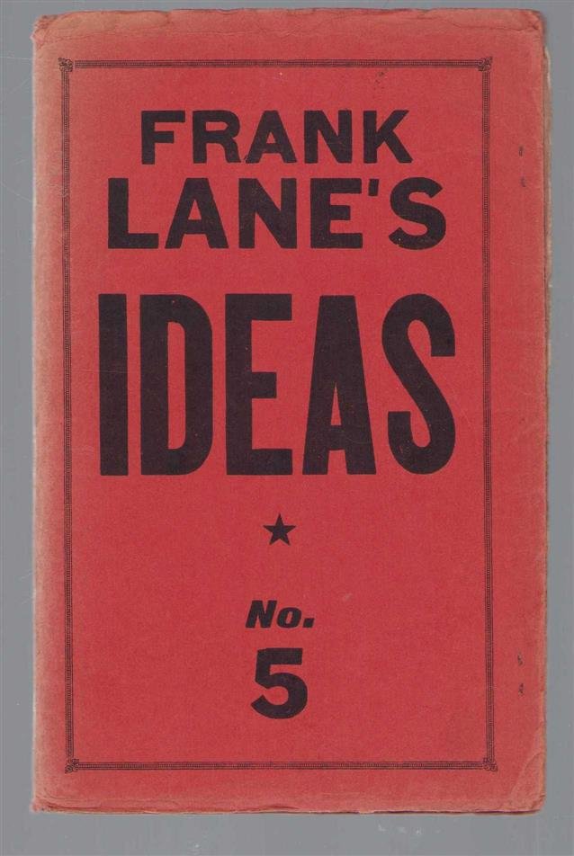 Frank Lane - Frank Lane's ideas, no. 5.
