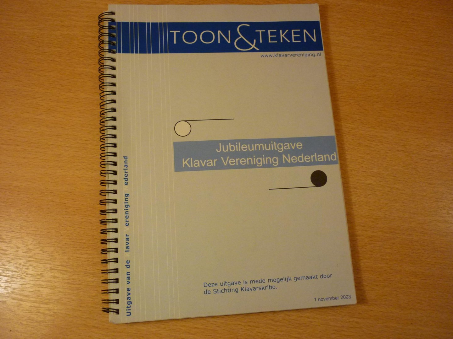Diverse componisten - Toon & Teken; Jubileumuitgave Klavar Vereniging Nederland