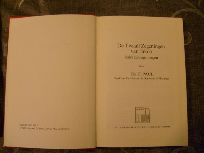 Paul H. - De Twaalf Zegeningen van Jakob