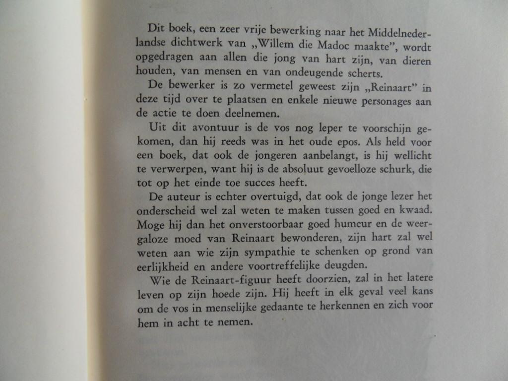 Bosschaerts, Eugene. - De Roman van Reinaart de Vos. [ Met illustraties van E. Hermans ].