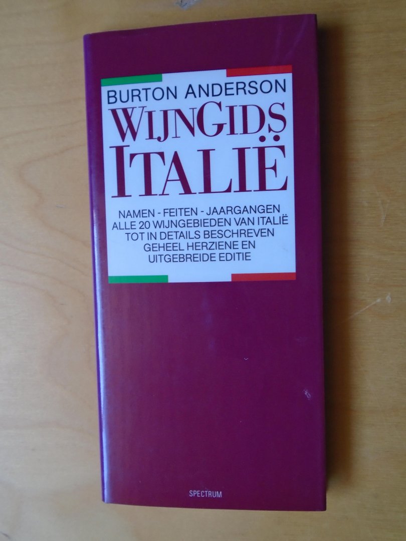 Anderson, Burton - Wijngids Italië