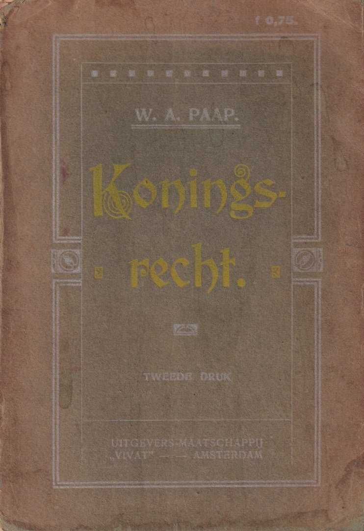 Paap, W.A. - Koningsrecht