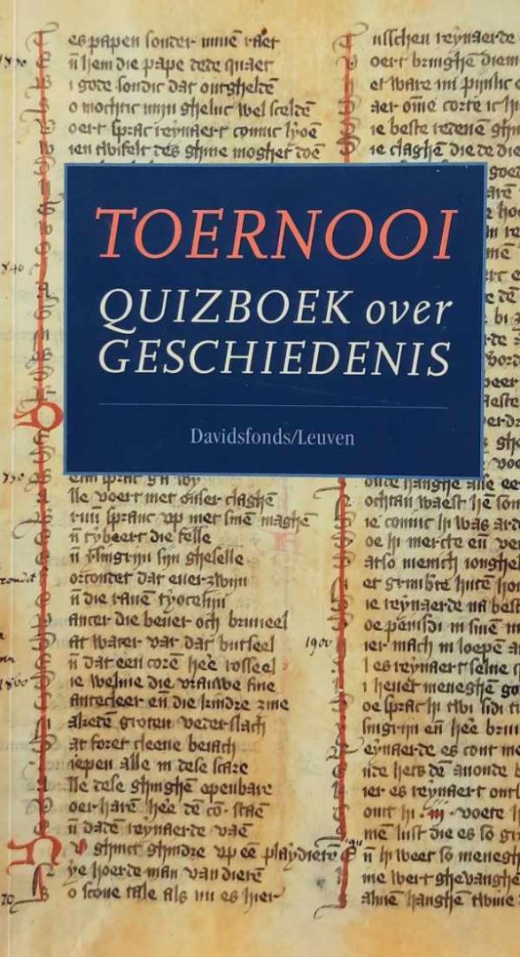 CLOET Michel - Toernooi - quizboek over geschiedenis