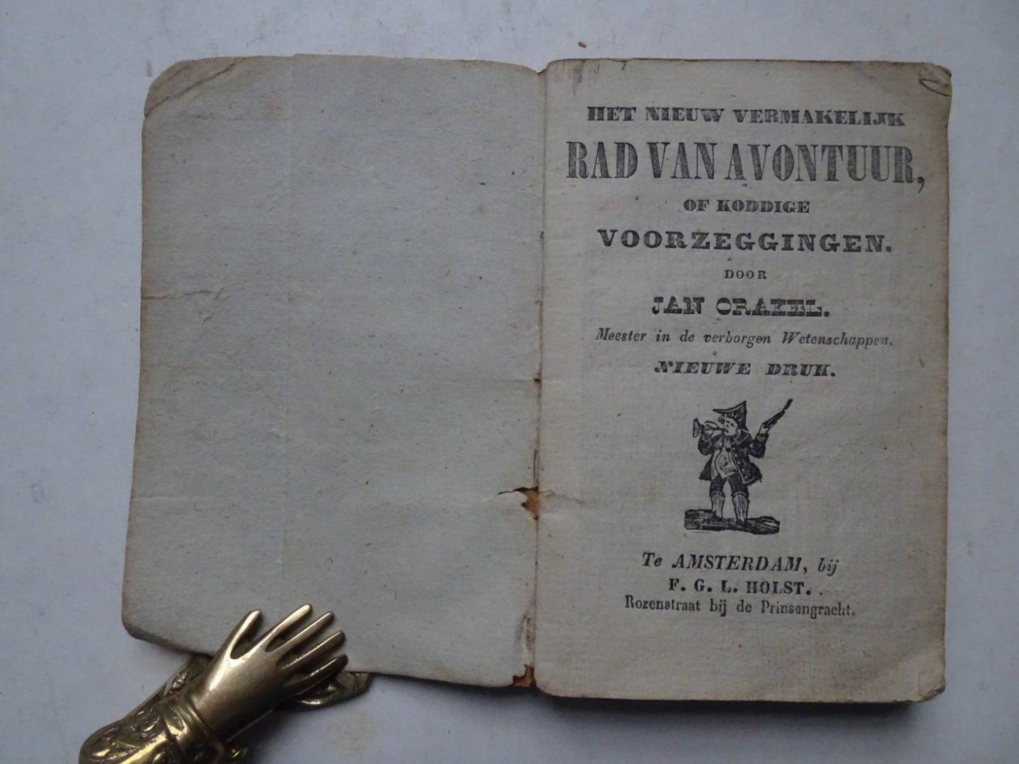 Orakel, Jan. - Het nieuw vermakelijk rad van avontuur, of koddige voorzeggingen. Nieuwe druk.