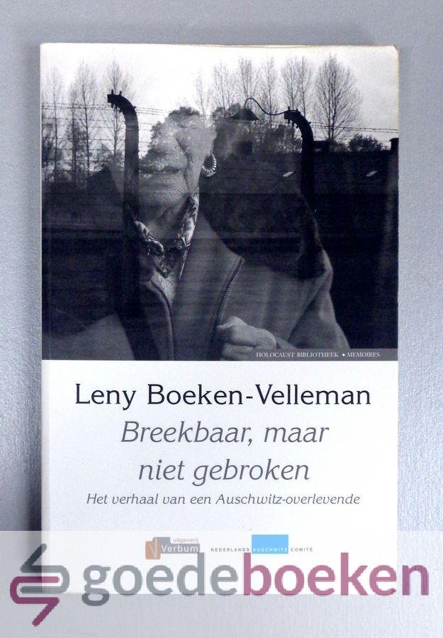 Boeken - Velleman, Leny - Breekbaar, maar niet gebroken --- Het verhaal van een Auschwitz-overlevende
