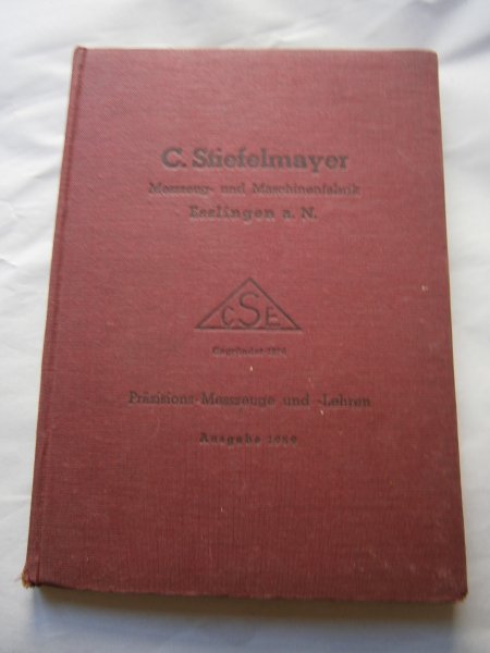 Stiefelmayer, C. - Messzeug- und Maschinenfabrik