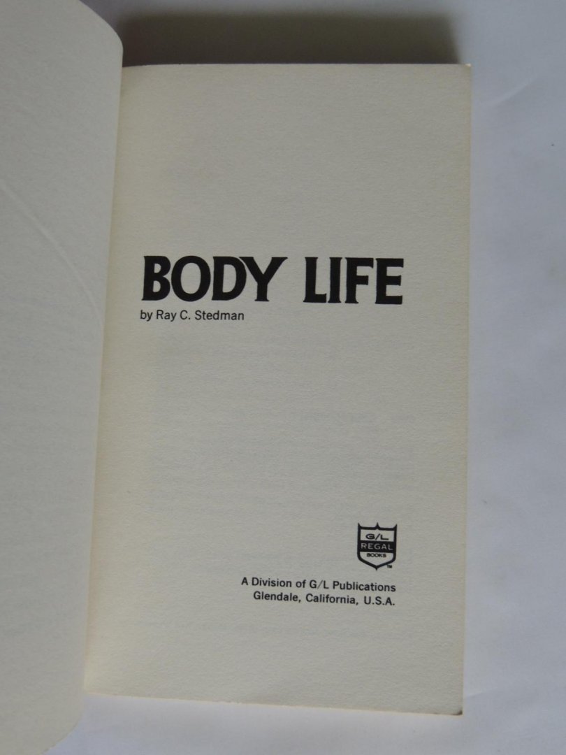 Stedman, Ray / Graham billy - Body Life - the church comes alive