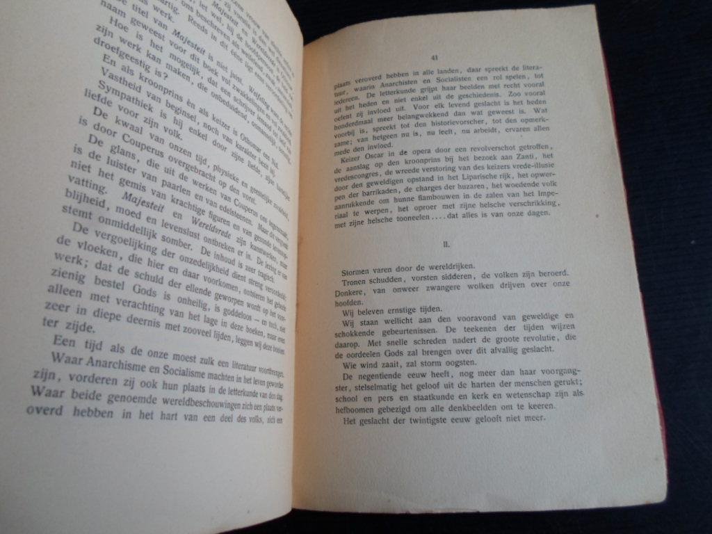 Jansen, Dr.J. - Busken Huet, Schaepman, Couperus , aandacht voor drie nederlandstalige letterkundigen