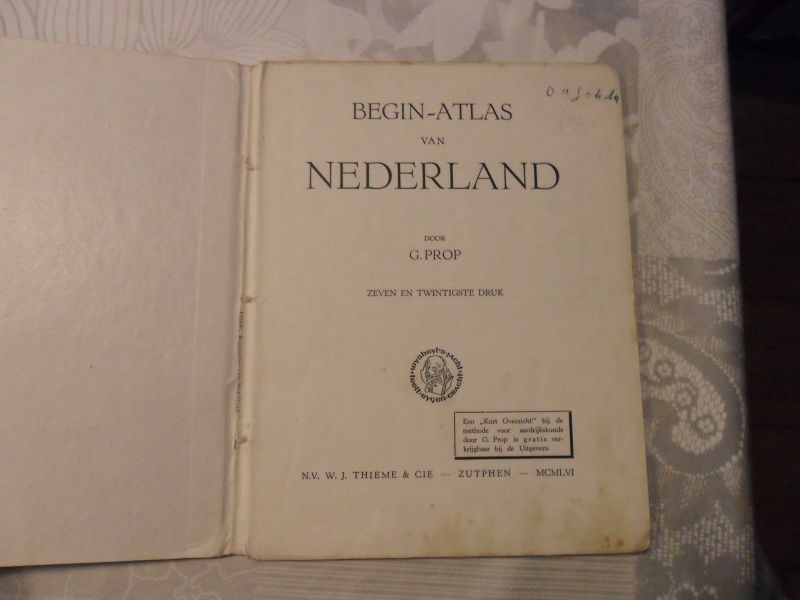 Prop G. - Beginatlas van Nederland