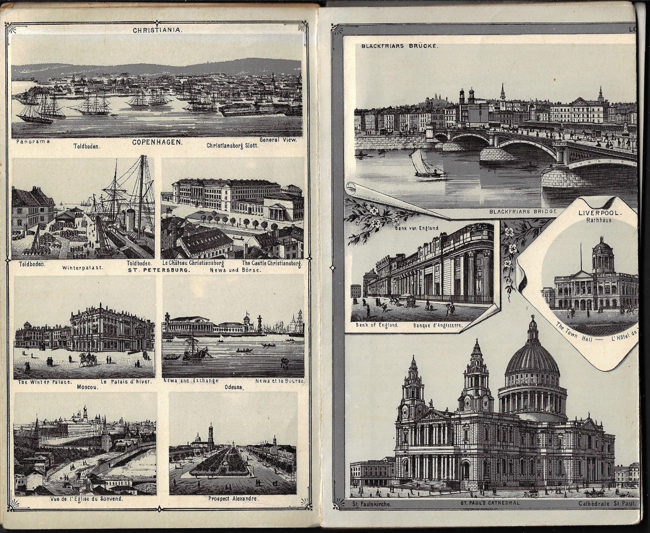 onbekend -  Le Tour du Monde Jsaac Behar illustrated souvenir album