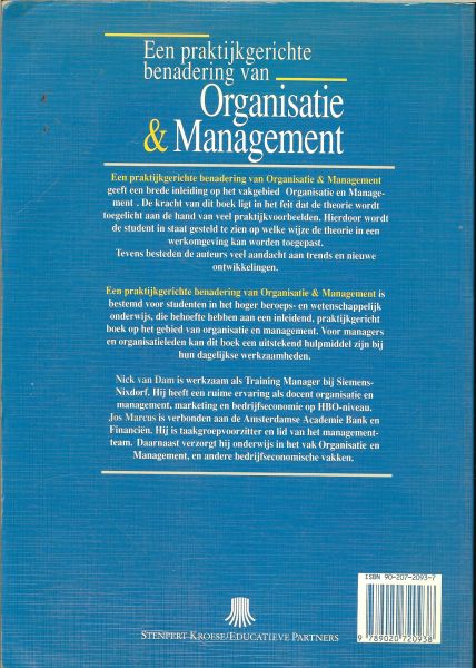 Dam van Drs.N.H.M.  Marcus Drs.J.A. - Een praktijkgerichte benadering van Organisatie & Management. Dagdromen als methode om ideëen te generen. Creativiteit, Screening, Innovatie