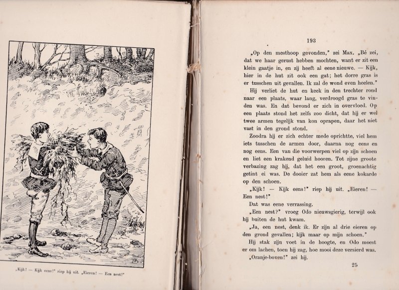 Kieviet, C. Joh. met zw/w illustraties van A. Beerends - De Hut in het Bosch