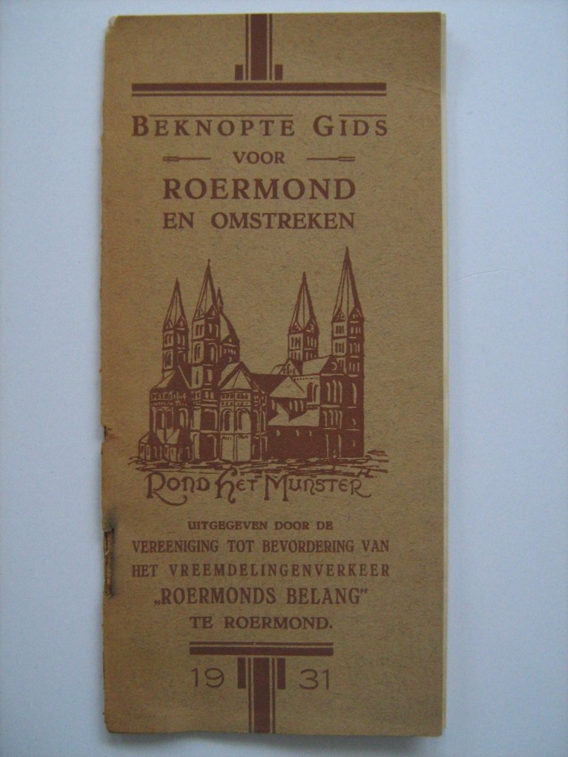  - ROERMOND VVV-gids 1931