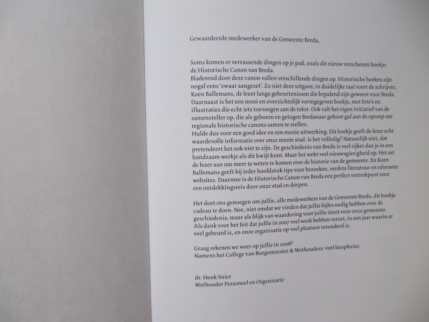 Koen Ballemans - Historische canon van Breda