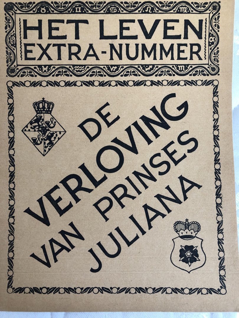  - Het leven 10 september 1936 nr 36a; de verloving van prinses Juliana