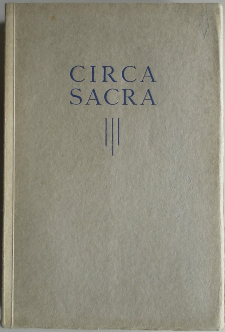 Bakel H A van - Circa Sacra Met krantenknipsel