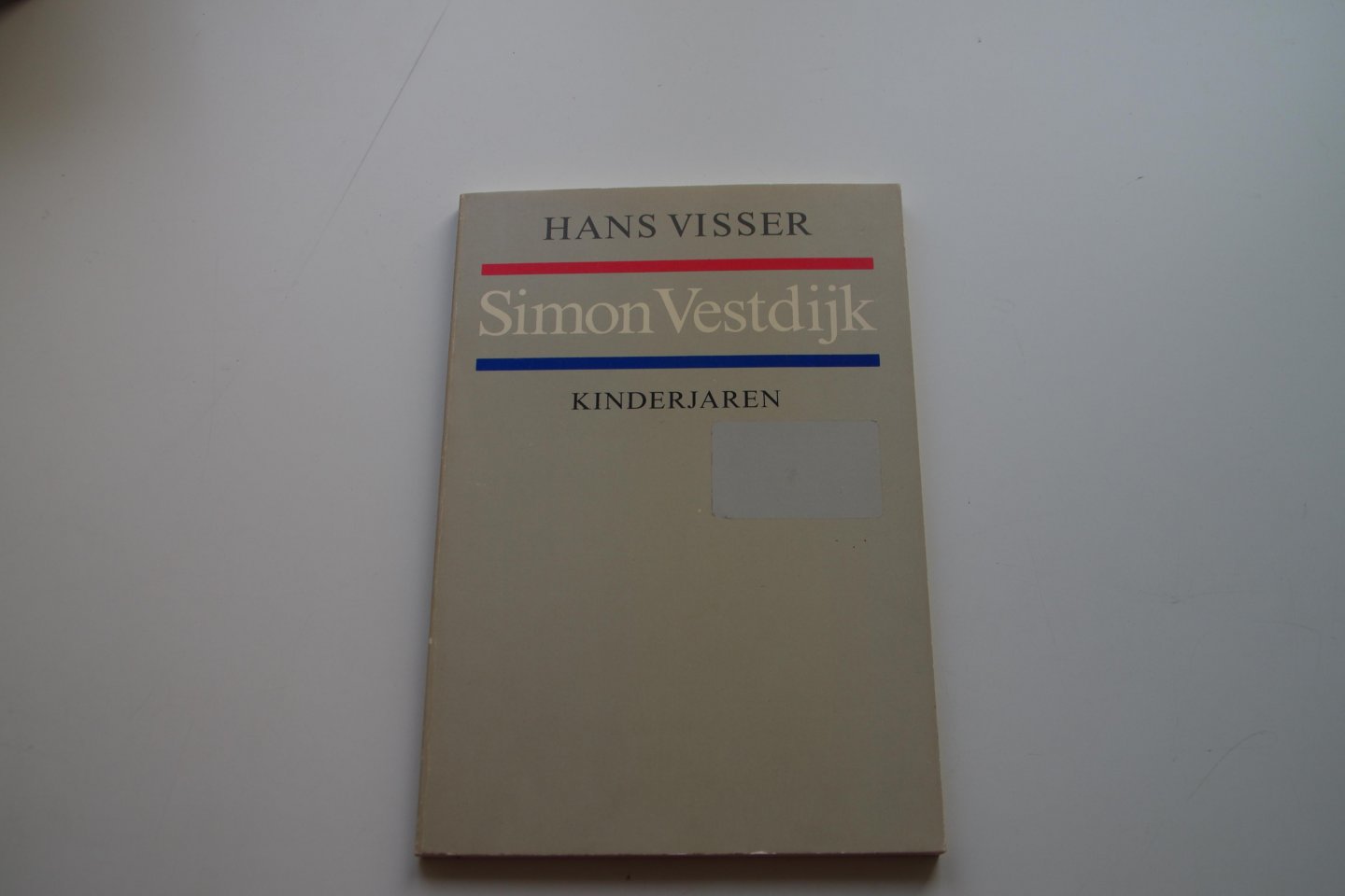Hans Visser - Simon Vestdijk-Kinderjaren