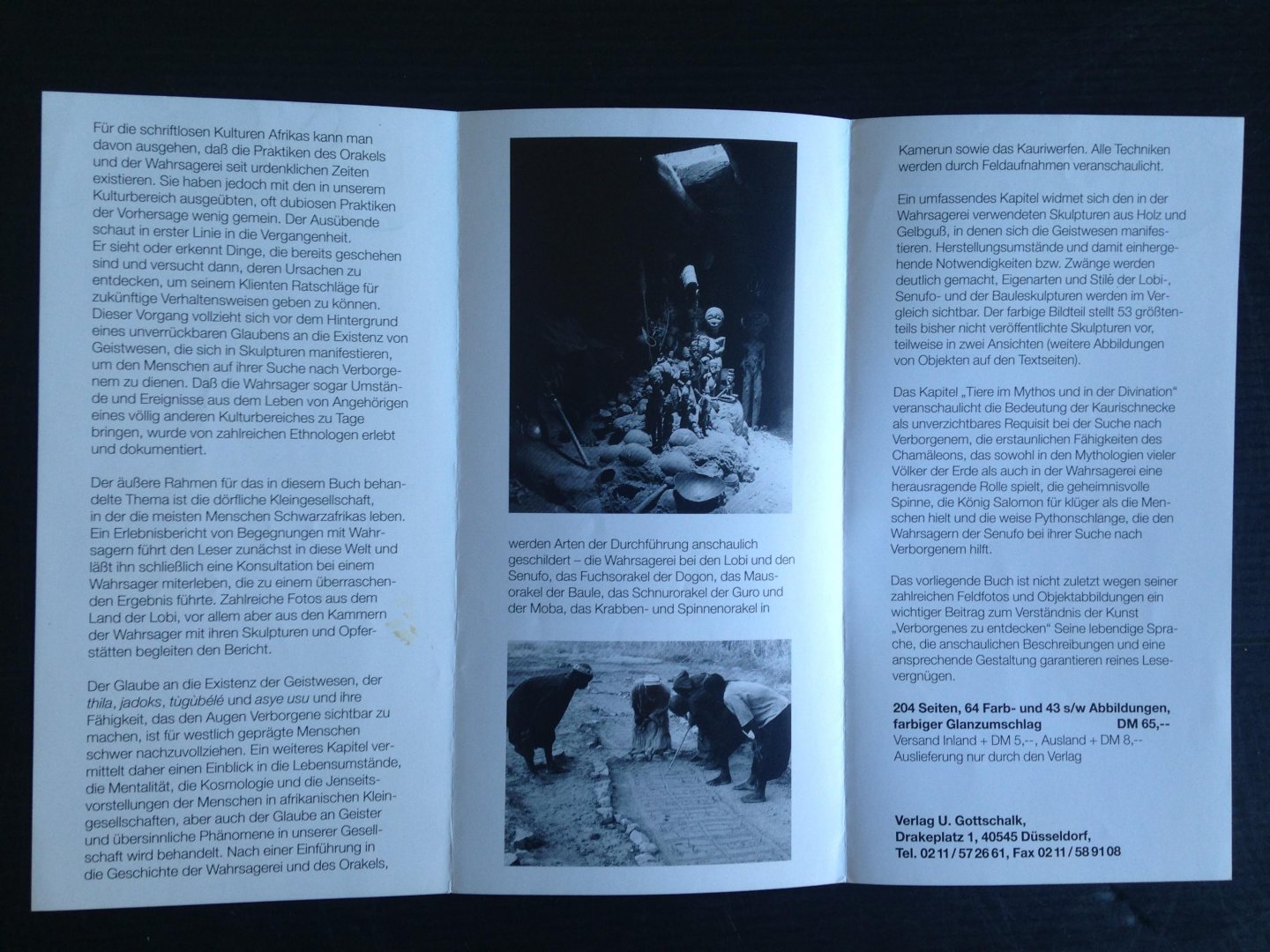  - Folder boek Lobi, Verlag U.Gottschalk