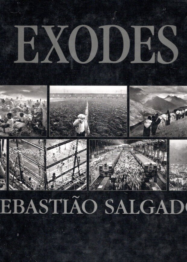 SALGADO, Sebastião - Sebastião Salgado - Exodes. Concept et réalisation de Lélia Wanick Salgado. - [+ Volkskrant Magazine 10-6-2000 nummer 41 [with] Edie Peters - Prachtig en schrijnend - de vluchtelingenfoto's van Salgado - Misère op zijn mooist]